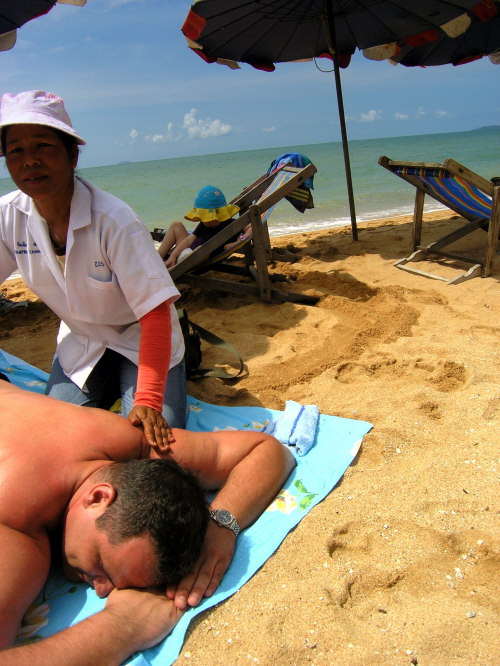 Jomtien - Strandmassage