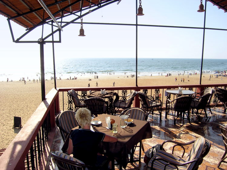 Calangute - Blick zur Strandmitte