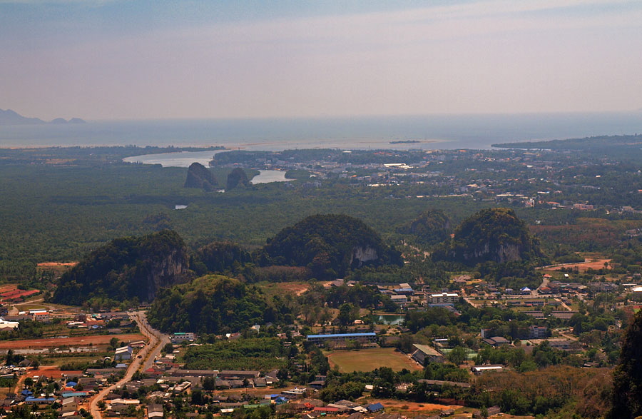 schne Aussicht vom Tigercave Temple.