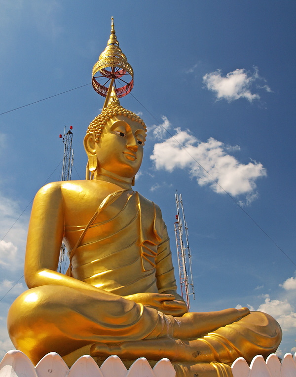 Goldener Buddha - Tiger Cave Tempel - Thailand