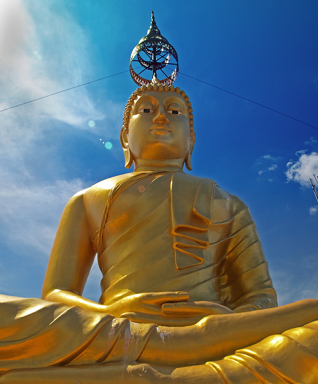 Tiger Cave Tempel - Goldener Buddha