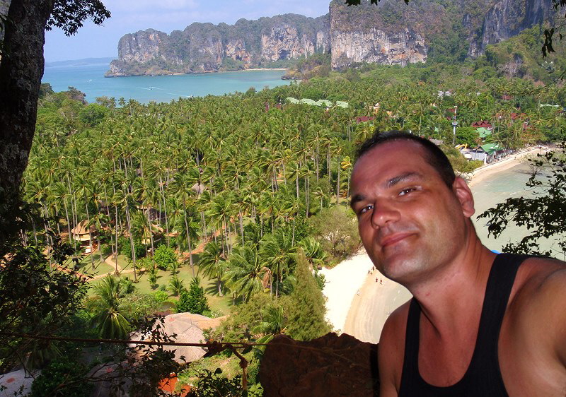 Ich auf dem Viewpoint - Railay - Krabi - Thailand