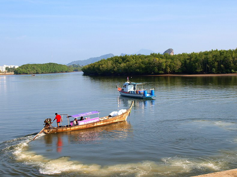 Krabi Town Hafen