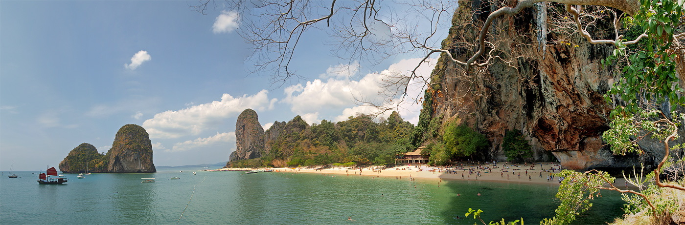 Phra Nang Beach Panorama ( 6 Aufnahmen )