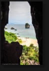 Blick aus der Hhle auf den Phra Nang Beach.