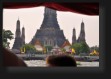 Sehenswürdigkeit im vorbei fahren. Wat Arun Bangkok.