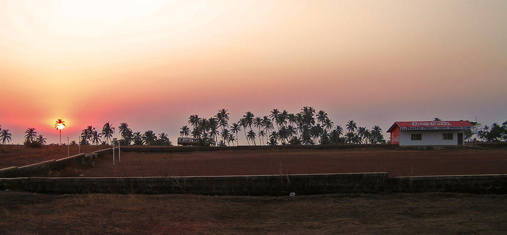 Goa Sonnenuntergang