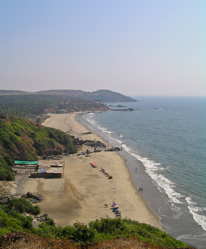 Blich auf Vagatorbeach