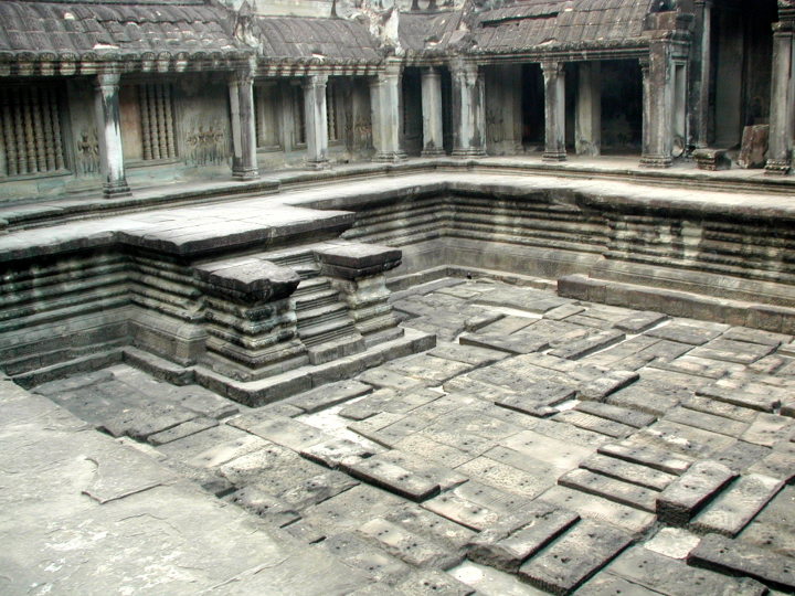 Angkor Wat innen.