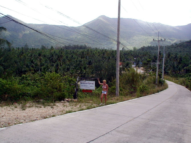 ko phangan Hauptstrae