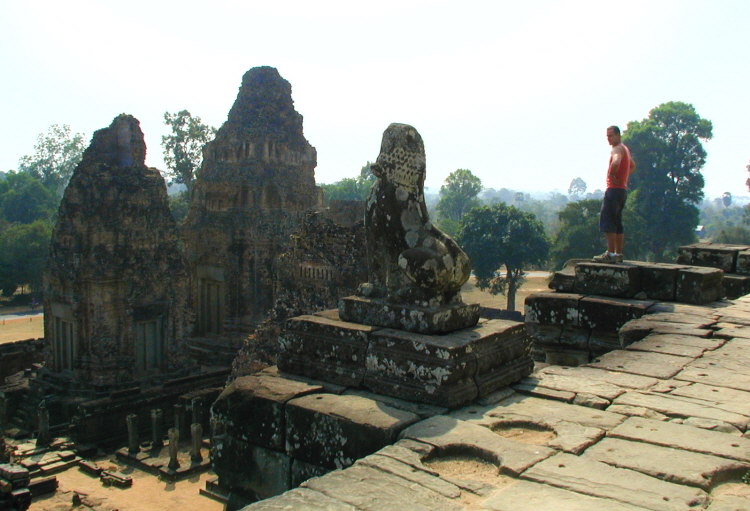 schne Aussicht vom Tempel ( Kambodscha )